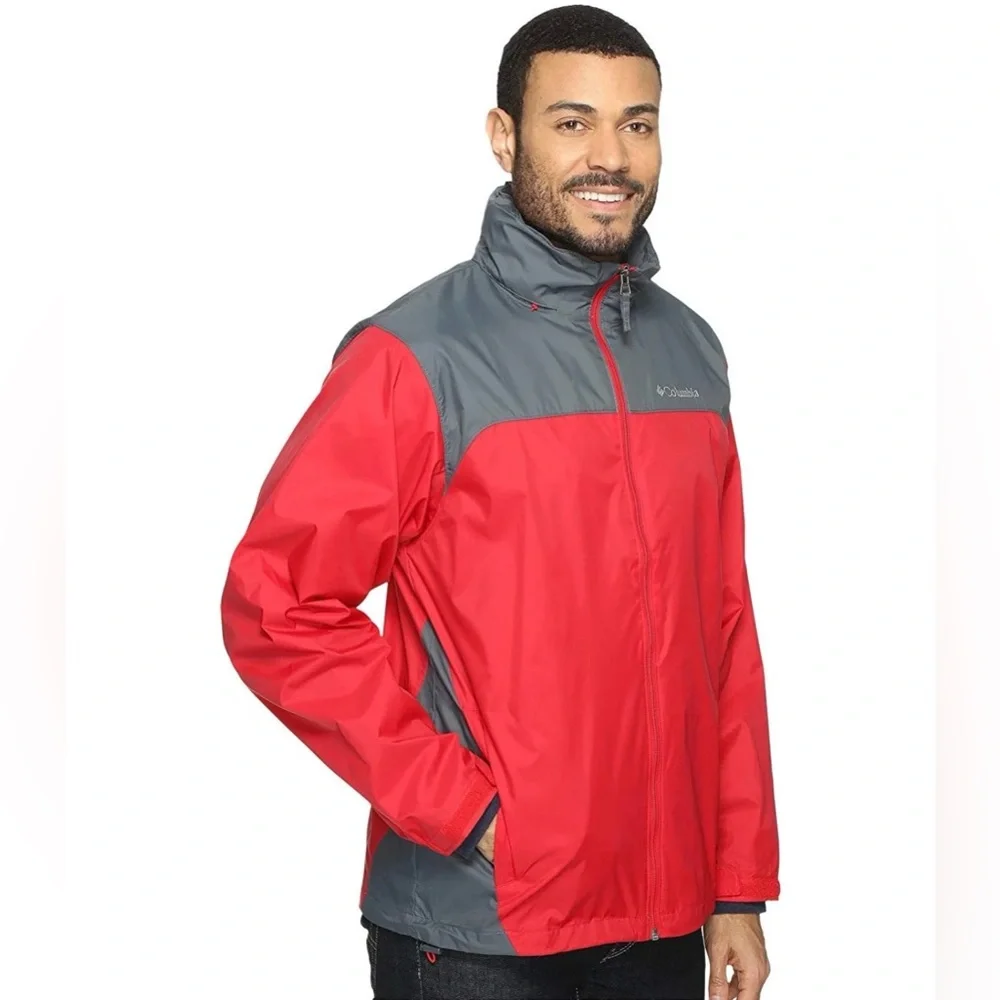 Columbia Mountain Red/Graphite Glennaker Lake Rain Jacket